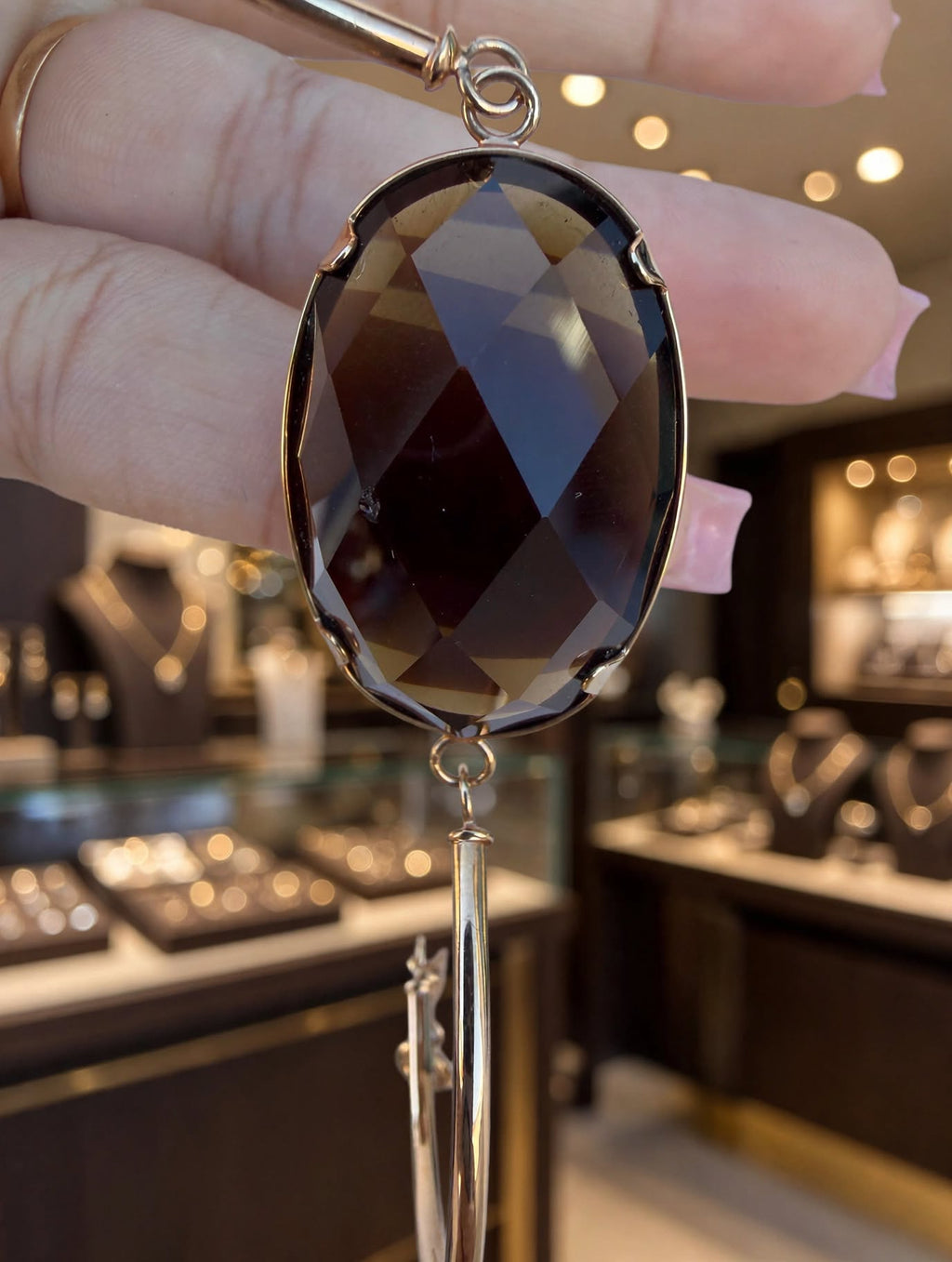 Bracelete Cristal Fumê Rommanel