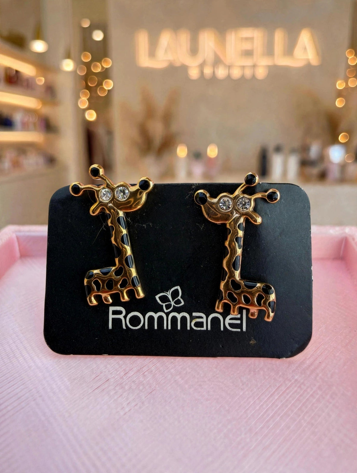 Brinco Girafinha Rommanel