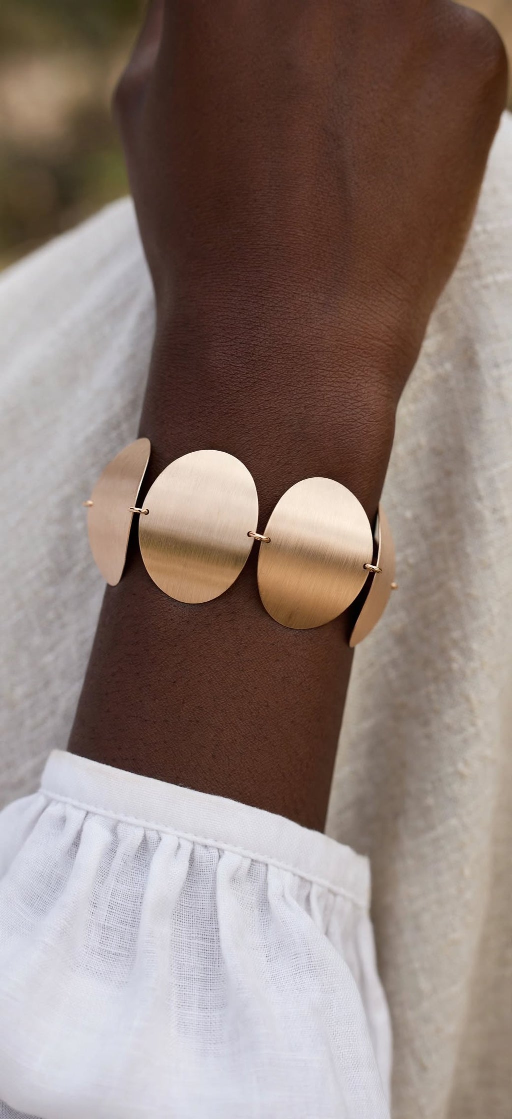 Bracelete Pulseira Elos Ovais Escovados Coleção Ana Hickmann Rommanel