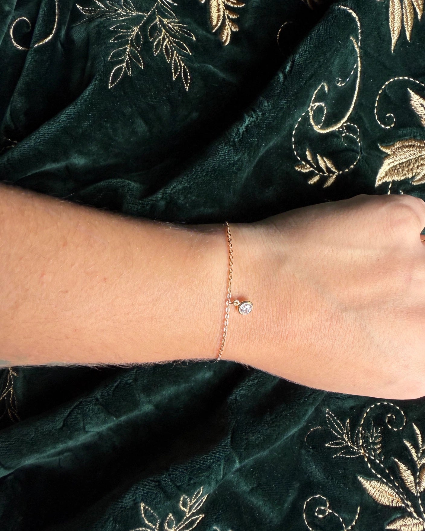 Pulseira Ponto de Luz Zircónia Cristal Rommanel