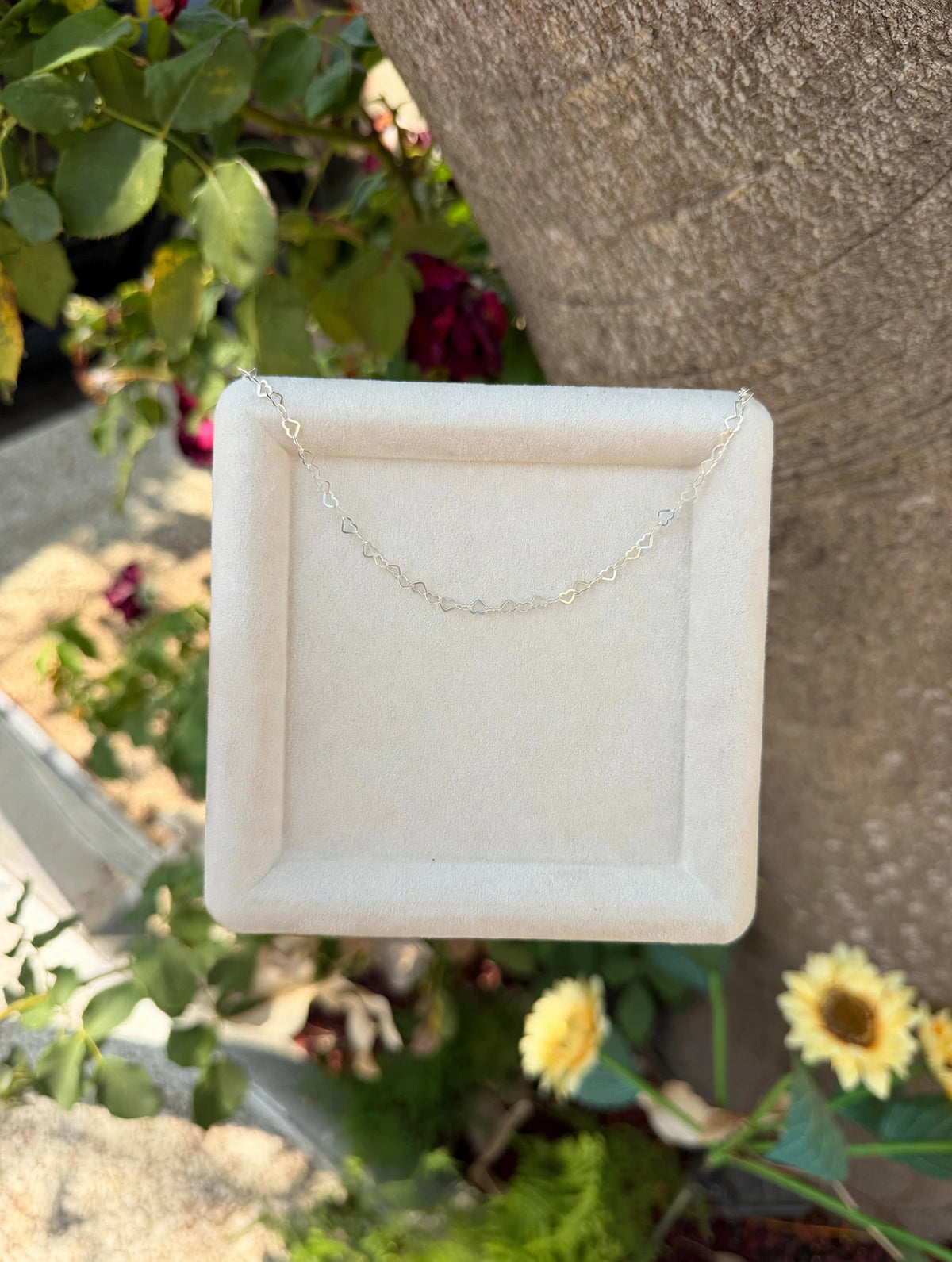 Choker Coraçao Entrelaçado- 40cm