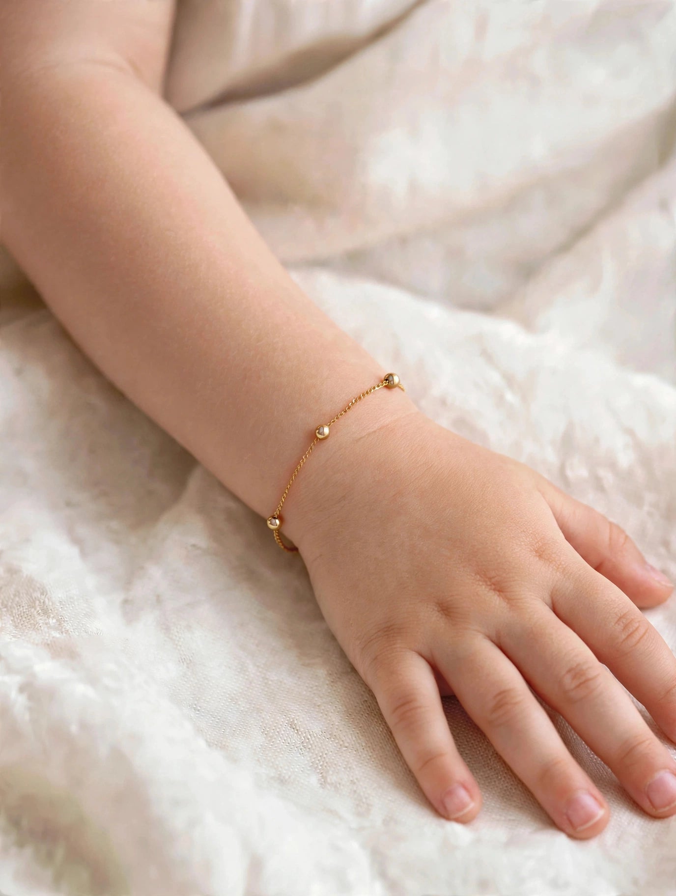 Pulseira Bolinhas Infantil Rommanel