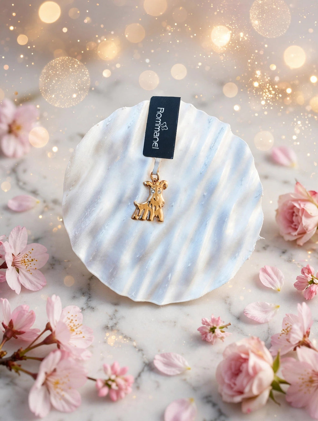 Pingente Cãozinho Schnauzer Rommanel