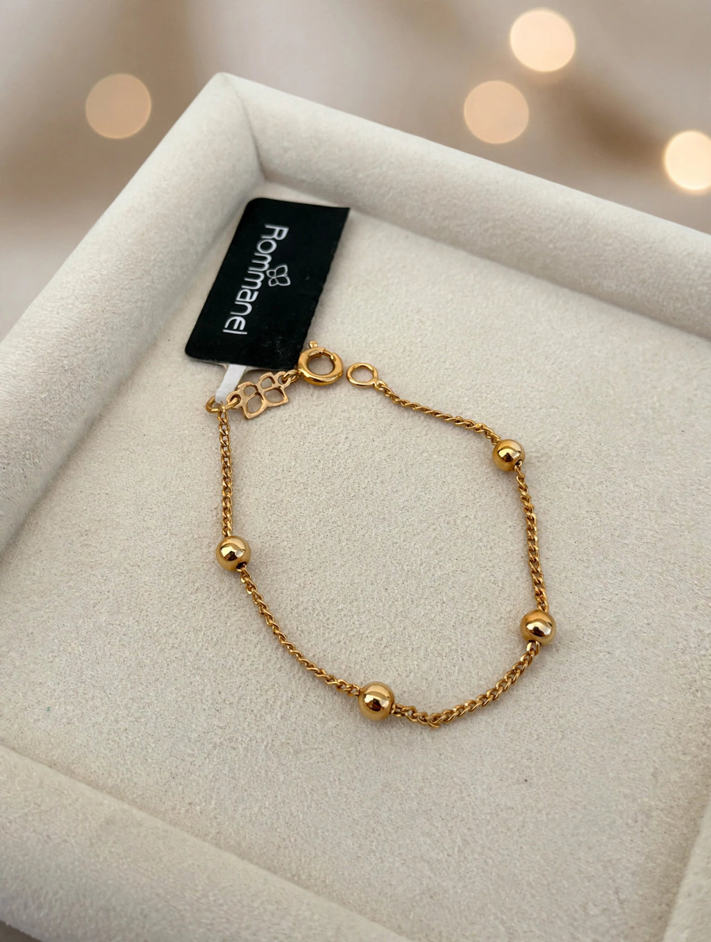 Pulseira Bolinhas Infantil Rommanel