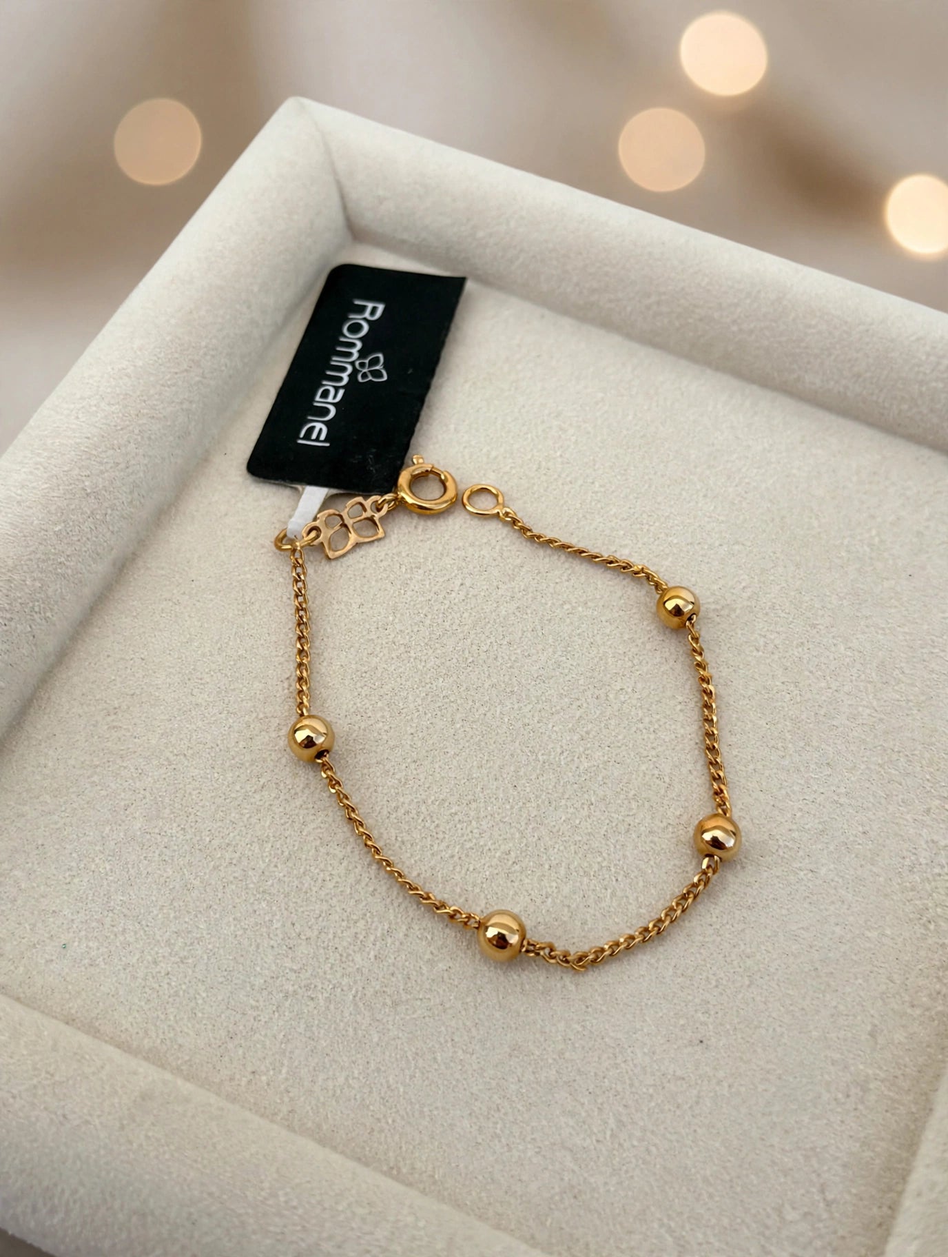 Pulseira Bolinhas Infantil Rommanel