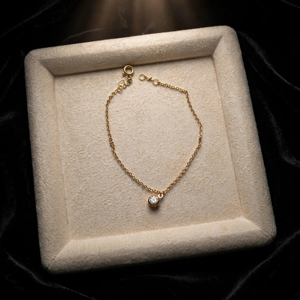 Pulseira Ponto de Luz Zircónia Cristal Rommanel