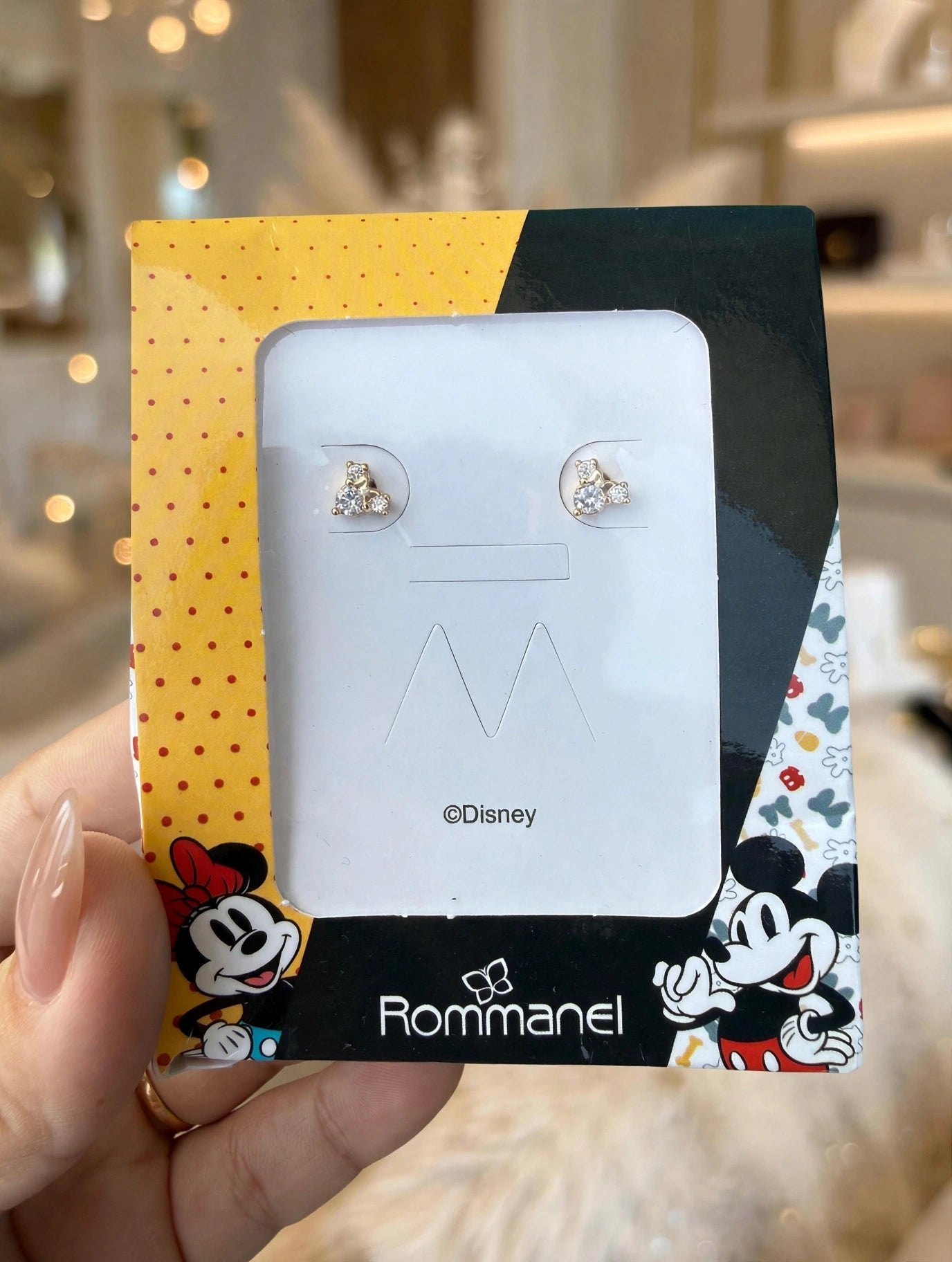 Brincos Minnie Disney Rommanel