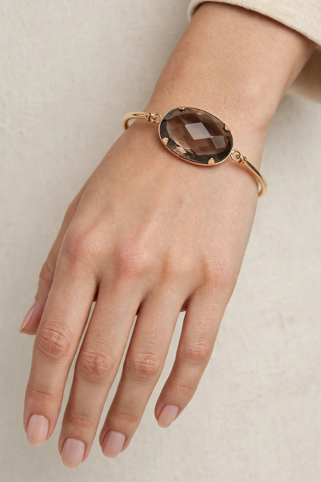 Bracelete Cristal Fumê Rommanel