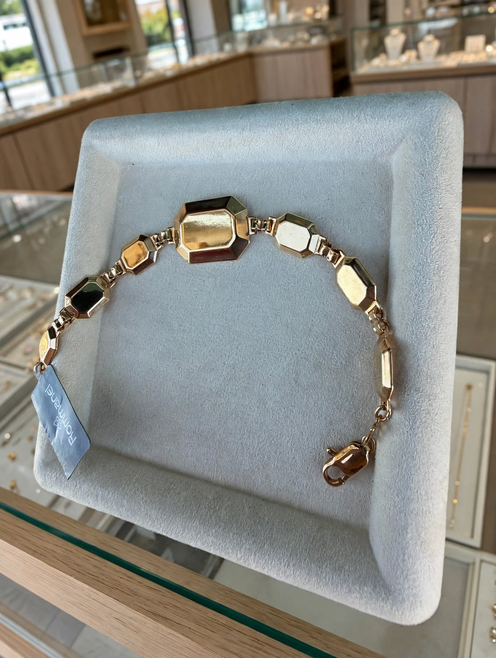 Bracelete Chapas Octogonais Rommanel