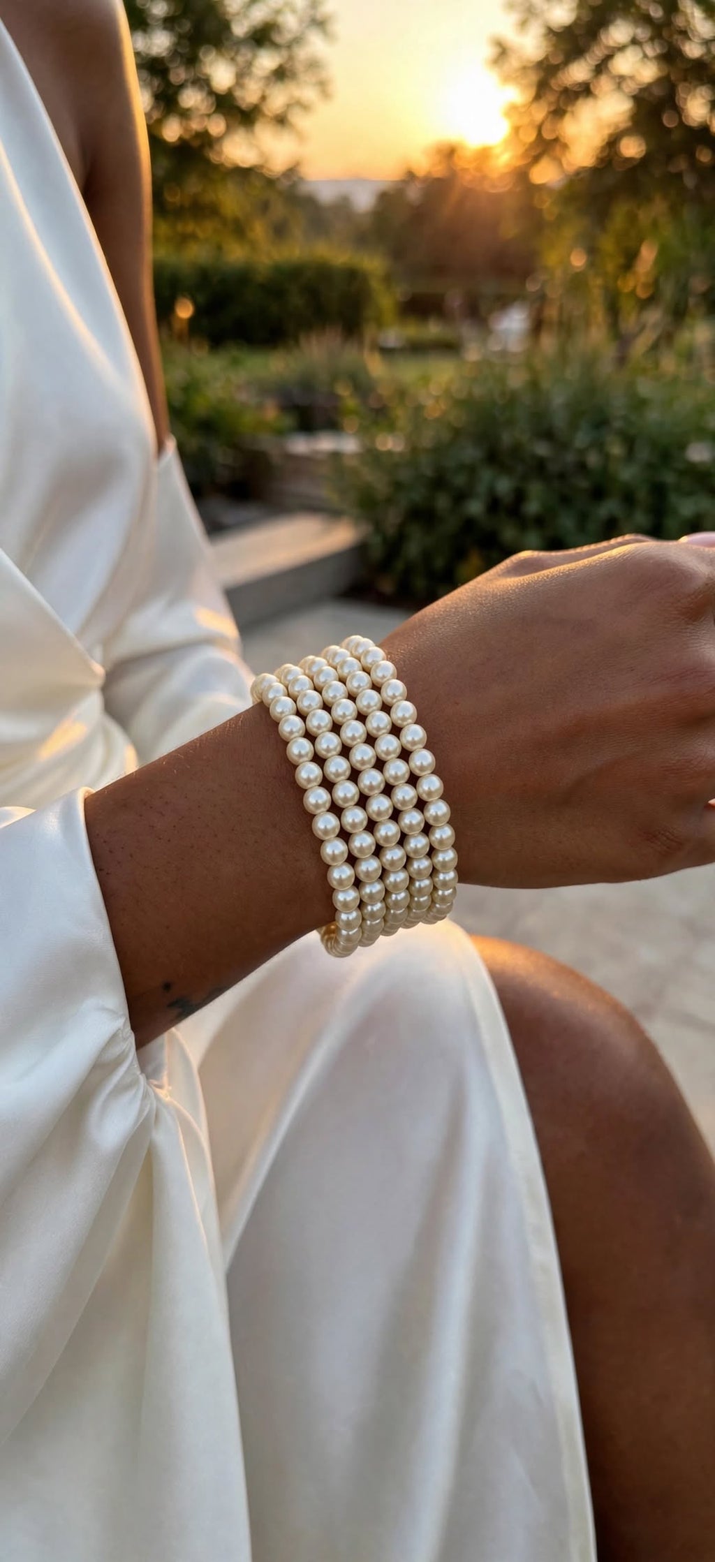 Pulseira Bracelete Pérolas Coleção Ana Hickmann Rommanel