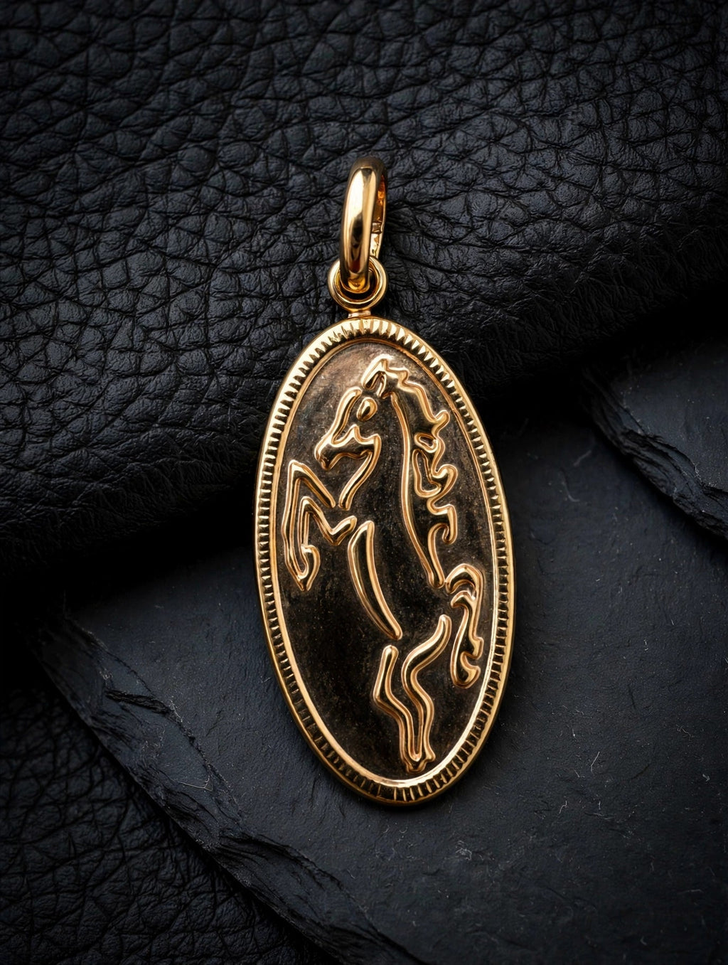 Pingente Placa Cavalo Rommanel