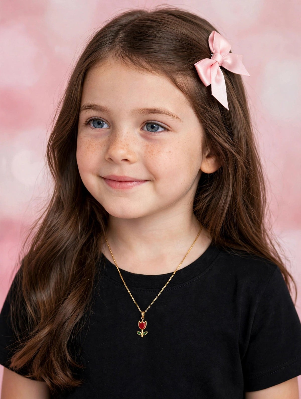 Pingente Tulipa Infantil Esmalte Rommanel