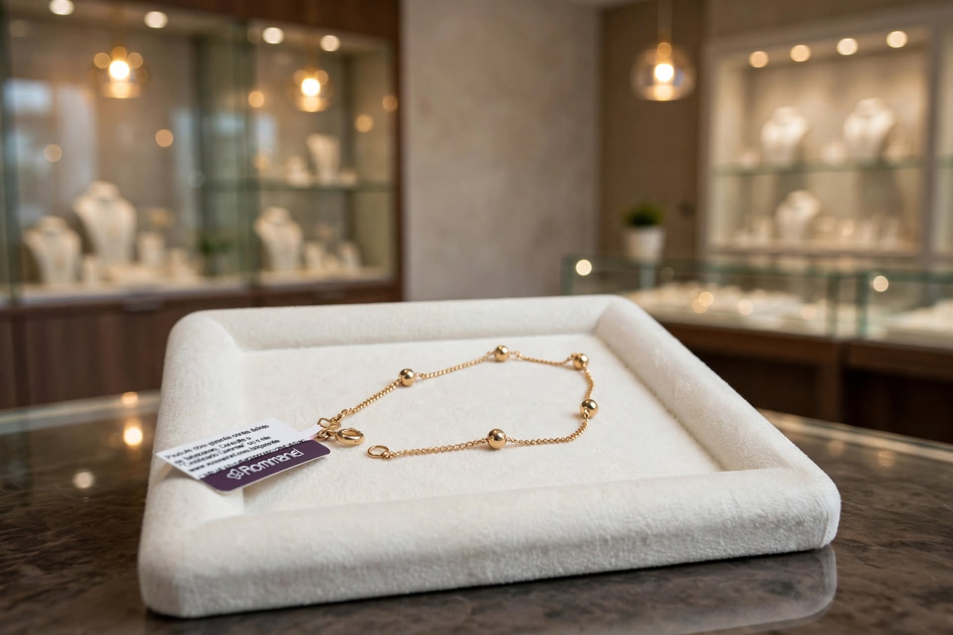 Pulseira Bolinhas Esferas Rommanel