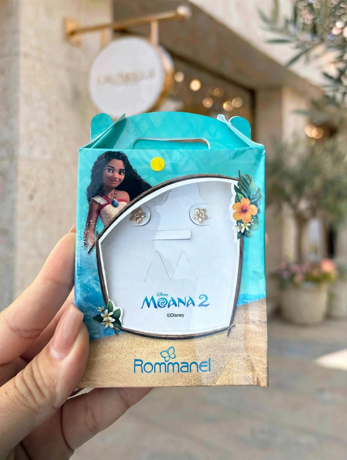 Brincos Moana 2 Disney Rommanel