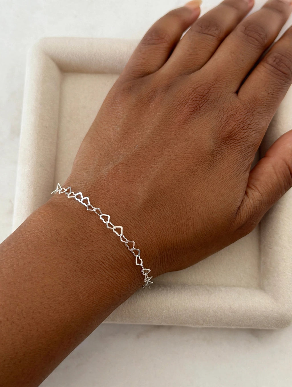 Pulseira Coração Entrelaçados