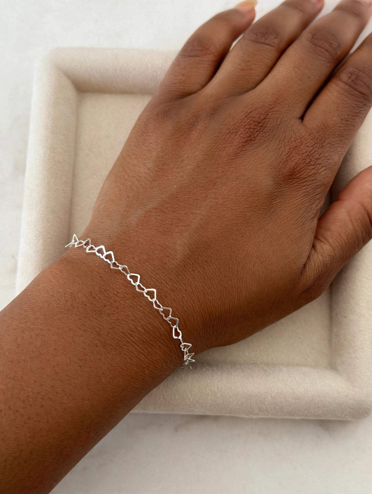 Pulseira Coração Entrelaçados